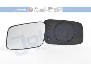JOHNS 90 33 37-80 veidrodėlio stiklas, išorinis veidrodėlis 
 Kėbulas -> Keleivių kabina -> Veidrodėlis
9171308