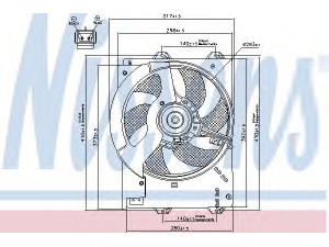 NISSENS 85267 ventiliatorius, radiatoriaus 
 Aušinimo sistema -> Oro aušinimas
PGF101140, PGF101140