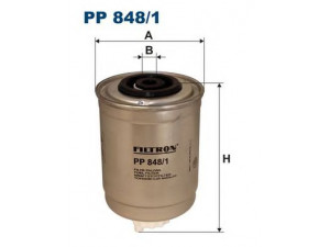 FILTRON PP848/1 kuro filtras 
 Techninės priežiūros dalys -> Papildomas remontas
1015734, 1208300, XD708