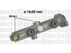 METELLI 05-0073 pagrindinis cilindras, stabdžiai 
 Stabdžių sistema -> Pagrindinis stabdžių cilindras
79 10 027 051, 4601.57