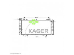 KAGER 31-0260 radiatorius, variklio aušinimas 
 Aušinimo sistema -> Radiatorius/alyvos aušintuvas -> Radiatorius/dalys
2140020J00