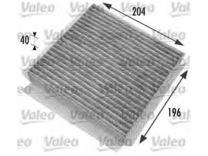 VALEO 698774 filtras, salono oras 
 Techninės priežiūros dalys -> Techninės priežiūros intervalai
0001110V003, 0001110V004, 1110V003