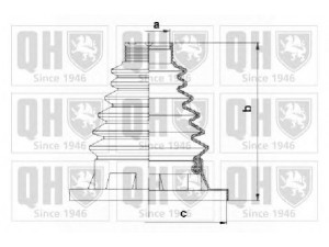 QUINTON HAZELL QJB1116 gofruotoji membrana, kardaninis velenas 
 Ratų pavara -> Gofruotoji membrana
7M0 598 201