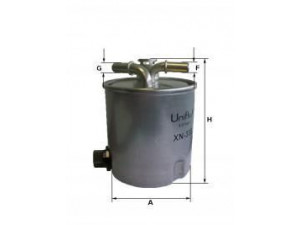 UNIFLUX FILTERS XN333 kuro filtras 
 Techninės priežiūros dalys -> Papildomas remontas
77 01 064 241, 77 01 066 680, 7701064241