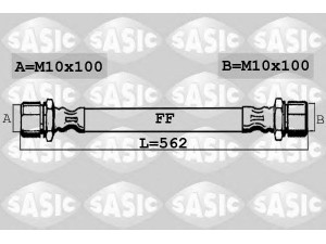 SASIC 6606203 stabdžių žarnelė 
 Stabdžių sistema -> Stabdžių žarnelės
3C0611701C, 3C0611701J, 3C0611701C