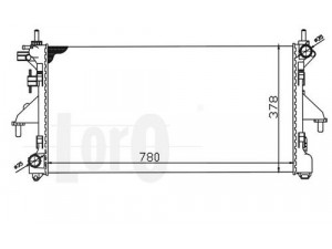 LORO 009-017-0040 radiatorius, variklio aušinimas 
 Aušinimo sistema -> Radiatorius/alyvos aušintuvas -> Radiatorius/dalys
1340359080, 1349196080, 1362308080