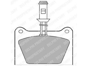 DELPHI LP435 stabdžių trinkelių rinkinys, diskinis stabdys 
 Techninės priežiūros dalys -> Papildomas remontas
GBP258, GBP90291, GBP90306, GBP273