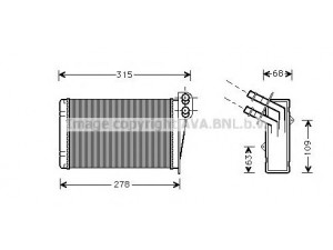 AVA QUALITY COOLING RT6228 šilumokaitis, salono šildymas 
 Šildymas / vėdinimas -> Šilumokaitis
7701044790, 7701045552