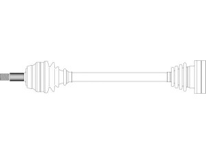 GENERAL RICAMBI AU3083 kardaninis velenas 
 Ratų pavara -> Kardaninis velenas
321407271AT