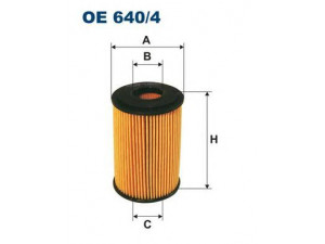 FILTRON OE640/4 alyvos filtras 
 Techninės priežiūros dalys -> Techninės priežiūros intervalai
166.184.06.25, 1661800009, 1661800109