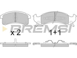 BREMSI BP2799 stabdžių trinkelių rinkinys, diskinis stabdys 
 Techninės priežiūros dalys -> Papildomas remontas
12370006, 12370012, 12510042, 18024933