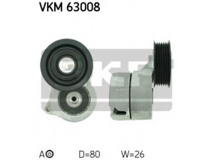 SKF VKM 63008 įtempiklio skriemulys, V formos rumbuotas diržas 
 Diržinė pavara -> V formos rumbuotas diržas/komplektas -> Įtempiklio skriemulys
31170-PCX-003