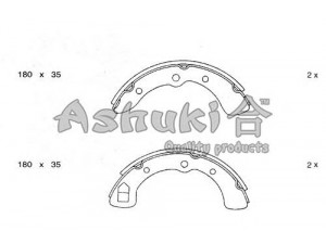 ASHUKI D083-01 stabdžių trinkelių komplektas
04495-87502, 04495-87503, 04495-87503/504