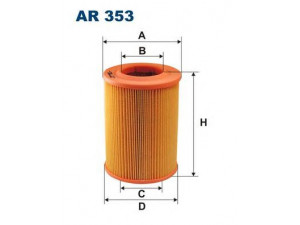 FILTRON AR353 oro filtras 
 Techninės priežiūros dalys -> Techninės priežiūros intervalai
IIM309, 5019412, 870X9601CFA, 1378079201