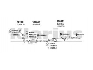 KLARIUS 820133E išmetimo sistema 
 Išmetimo sistema -> Išmetimo sistema, visa