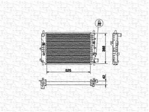 MAGNETI MARELLI 350213495000 radiatorius, variklio aušinimas 
 Aušinimo sistema -> Radiatorius/alyvos aušintuvas -> Radiatorius/dalys
1029459, 6562908, 6792788, 6912239