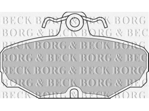 BORG & BECK BBP1302 stabdžių trinkelių rinkinys, diskinis stabdys 
 Techninės priežiūros dalys -> Papildomas remontas
1111281, 1543375, 1637872, 1638880