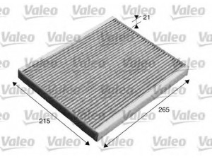 VALEO 715553 filtras, salono oras 
 Techninės priežiūros dalys -> Techninės priežiūros intervalai
55702456, 77365764, 55702456, 77365764