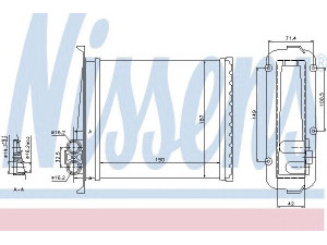 NISSENS 73640 šilumokaitis, salono šildymas 
 Šildymas / vėdinimas -> Šilumokaitis
3545537, 9144221