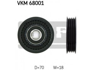 SKF VKM 68001 kreipiantysis skriemulys, V formos rumbuotas diržas 
 Diržinė pavara -> V formos rumbuotas diržas/komplektas -> Laisvasis/kreipiamasis skriemulys
73131-AC000, 73131-FC000