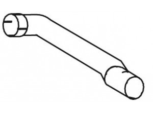 DINEX 48258 išleidimo kolektorius 
 Išmetimo sistema -> Išmetimo vamzdžiai
81.15204.0699