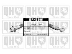 QUINTON HAZELL BFH5395 stabdžių žarnelė 
 Stabdžių sistema -> Stabdžių žarnelės
01465-S10-010