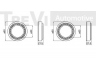 TREVI AUTOMOTIVE WB1316 rato guolio komplektas 
 Ašies montavimas/vairavimo mechanizmas/ratai -> Rato stebulė/montavimas -> Rato guolis
335021, 335029, 71714450, 335021