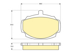 GIRLING 6103316 stabdžių trinkelių rinkinys, diskinis stabdys 
 Techninės priežiūros dalys -> Papildomas remontas
GBP202, GBP256, GBP202, GBP256