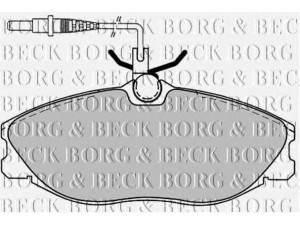 BORG & BECK BBP1443 stabdžių trinkelių rinkinys, diskinis stabdys 
 Techninės priežiūros dalys -> Papildomas remontas
425132, 425143, 425144, 425132