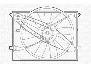 MAGNETI MARELLI 069422416010 ventiliatorius, radiatoriaus 
 Aušinimo sistema -> Oro aušinimas
220.500.0093