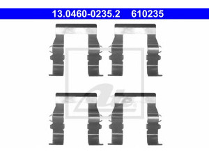 ATE 13.0460-0235.2 priedų komplektas, diskinių stabdžių trinkelės 
 Stabdžių sistema -> Diskinis stabdys -> Stabdžių dalys/priedai
MB858398, MR389599