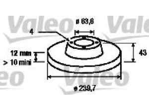 VALEO 186529 stabdžių diskas 
 Dviratė transporto priemonės -> Stabdžių sistema -> Stabdžių diskai / priedai
1013581, 1112542, 1E03-33-251, 1E0333251
