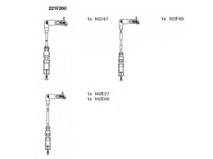 BREMI 221F200 uždegimo laido komplektas 
 Kibirkšties / kaitinamasis uždegimas -> Uždegimo laidai/jungtys
06B 905 409 F