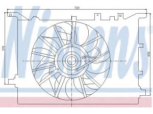 NISSENS 85405 ventiliatorius, radiatoriaus 
 Aušinimo sistema -> Oro aušinimas
30636445, 30647253, 30680547, 30749759