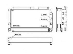 NRF 52080 radiatorius, variklio aušinimas
3501070500