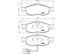 HELLA 8DB 355 007-751 stabdžių trinkelių rinkinys, diskinis stabdys 
 Techninės priežiūros dalys -> Papildomas remontas
1022079, 1073732, 1079348, 1095202