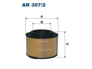 FILTRON AR307/2 oro filtras 
 Filtrai -> Oro filtras
17801-0C010-00, 17801-0C030, 178010C010