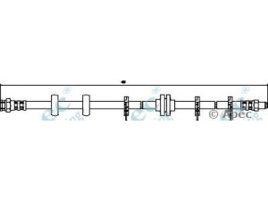 APEC braking HOS3101 stabdžių žarnelė 
 Stabdžių sistema -> Stabdžių žarnelės
0060518410, 0060540018, 007729198