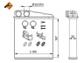 NRF 58211 šilumokaitis, salono šildymas 
 Šildymas / vėdinimas -> Šilumokaitis
27140AX700, 27140AX70A, 27140AX70B
