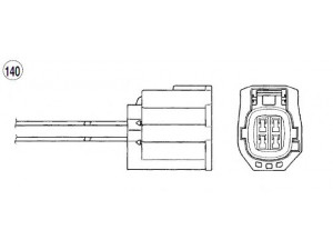 NGK 9371 lambda jutiklis 
 Variklis -> Variklio elektra
LF66-18-861C