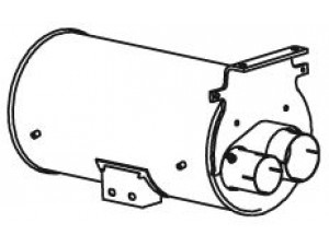 DINEX 47359 galinis duslintuvas 
 Išmetimo sistema -> Duslintuvas
81.15101.0467