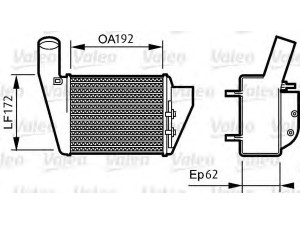 VALEO 818828 tarpinis suslėgto oro aušintuvas, kompresorius 
 Variklis -> Oro tiekimas -> Įkrovos agregatas (turbo/superįkrova) -> Tarpinis suslėgto oro aušintuvas
059145806, 59145806, 5914580806