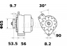 MAHLE ORIGINAL MG 512 kintamosios srovės generatorius 
 Elektros įranga -> Kint. sr. generatorius/dalys -> Kintamosios srovės generatorius
025 903 023 B, 026 903 015 A, 026 903 015 E