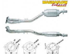 MAGNAFLOW 80608 katalizatoriaus keitiklis 
 Išmetimo sistema -> Katalizatoriaus keitiklis
18301728660