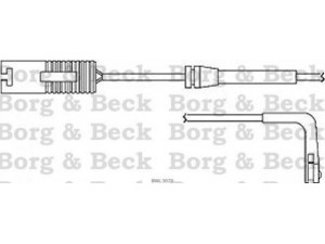 BORG & BECK BWL3079 įspėjimo kontaktas, stabdžių trinkelių susidėvėjimas 
 Stabdžių sistema -> Susidėvėjimo indikatorius, stabdžių trinkelės
34351163066