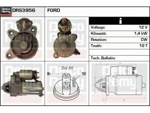 DELCO REMY DRS3956 starteris 
 Elektros įranga -> Starterio sistema -> Starteris
1345314, 2T1411000AA, 2T1411000BA