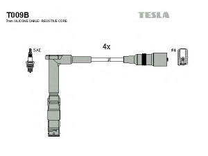 TESLA T009B uždegimo laido komplektas 
 Kibirkšties / kaitinamasis uždegimas -> Uždegimo laidai/jungtys