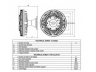 NRF 49029 sankaba, radiatoriaus ventiliatorius 
 Aušinimo sistema -> Radiatoriaus ventiliatorius
504054623AD, 504092530AD, 504115431AD