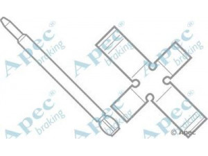 APEC braking KIT400 priedų komplektas, stabdžių trinkelė 
 Stabdžių sistema -> Būgninis stabdys -> Dalys/priedai