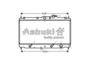 ASHUKI H551-02 radiatorius, variklio aušinimas 
 Aušinimo sistema -> Radiatorius/alyvos aušintuvas -> Radiatorius/dalys
19010-P39-901, 19010-POA-902, 19010-POD-J52